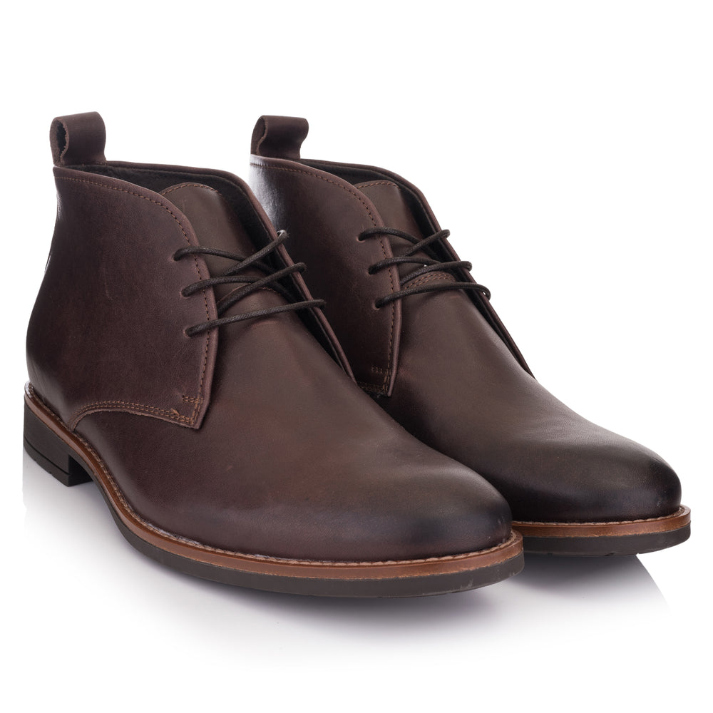 OMNIO Ghete Maro | Batavia Chukka 2 Dk.Brown Leather Waxy-F