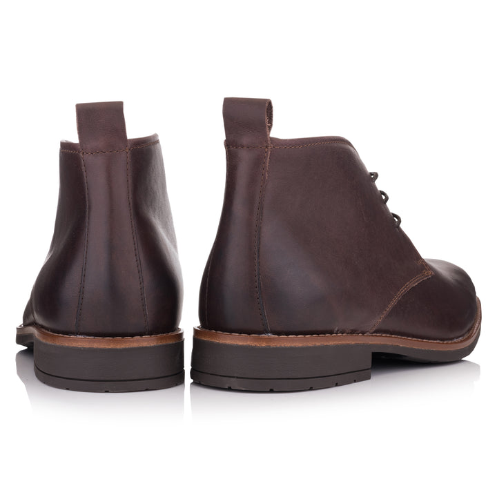 OMNIO Ghete Maro | Batavia Chukka 2 Dk.Brown Leather Waxy-B