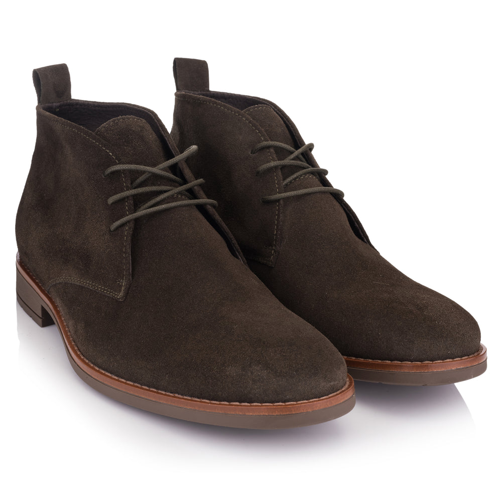 OMNIO Ghete Maro | Batavia Chukka 2 Olive Leather Suede-F