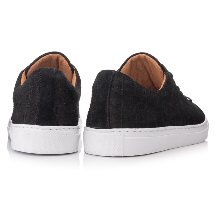 VELO SNEAKER ECO Coda Black Embossed Leather