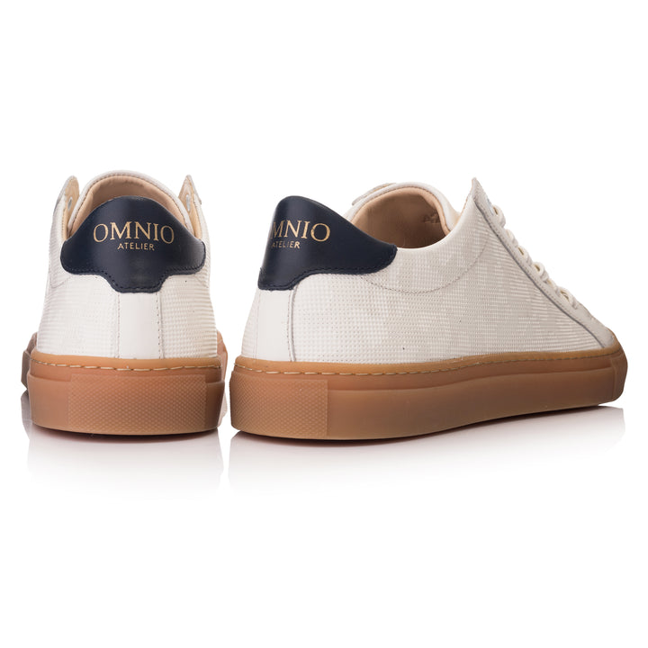 OMNIO Sneaker Alb | Veneto Regal Low Off White/Navy Camo - b