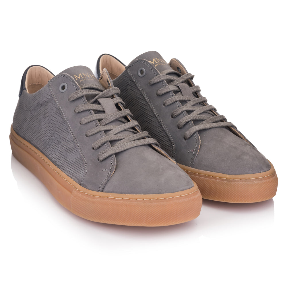OMNIO Sneaker Gri | Veneto Regal Low Griggio/Navy Camo - f