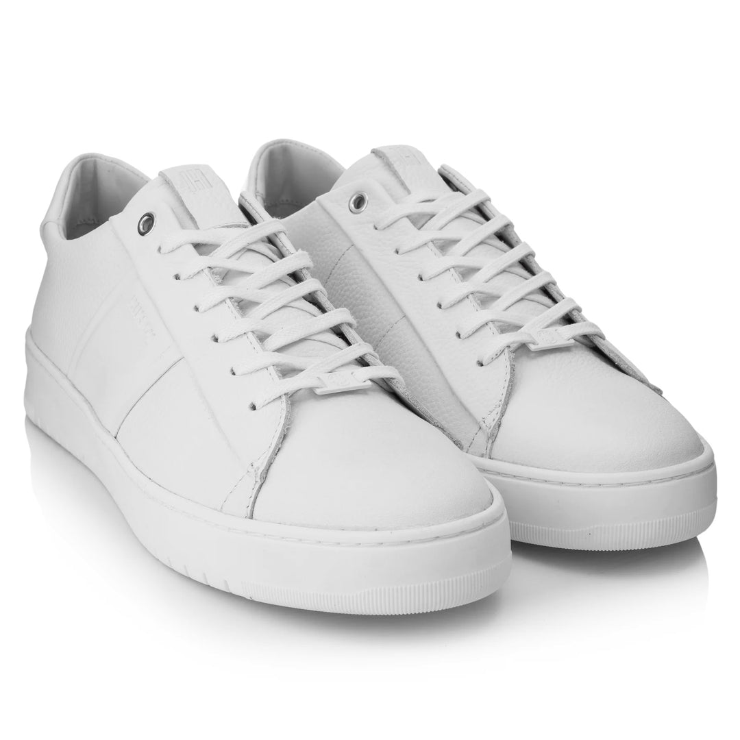 BENNET STR LOW WHITE FM LEATHER MILLED