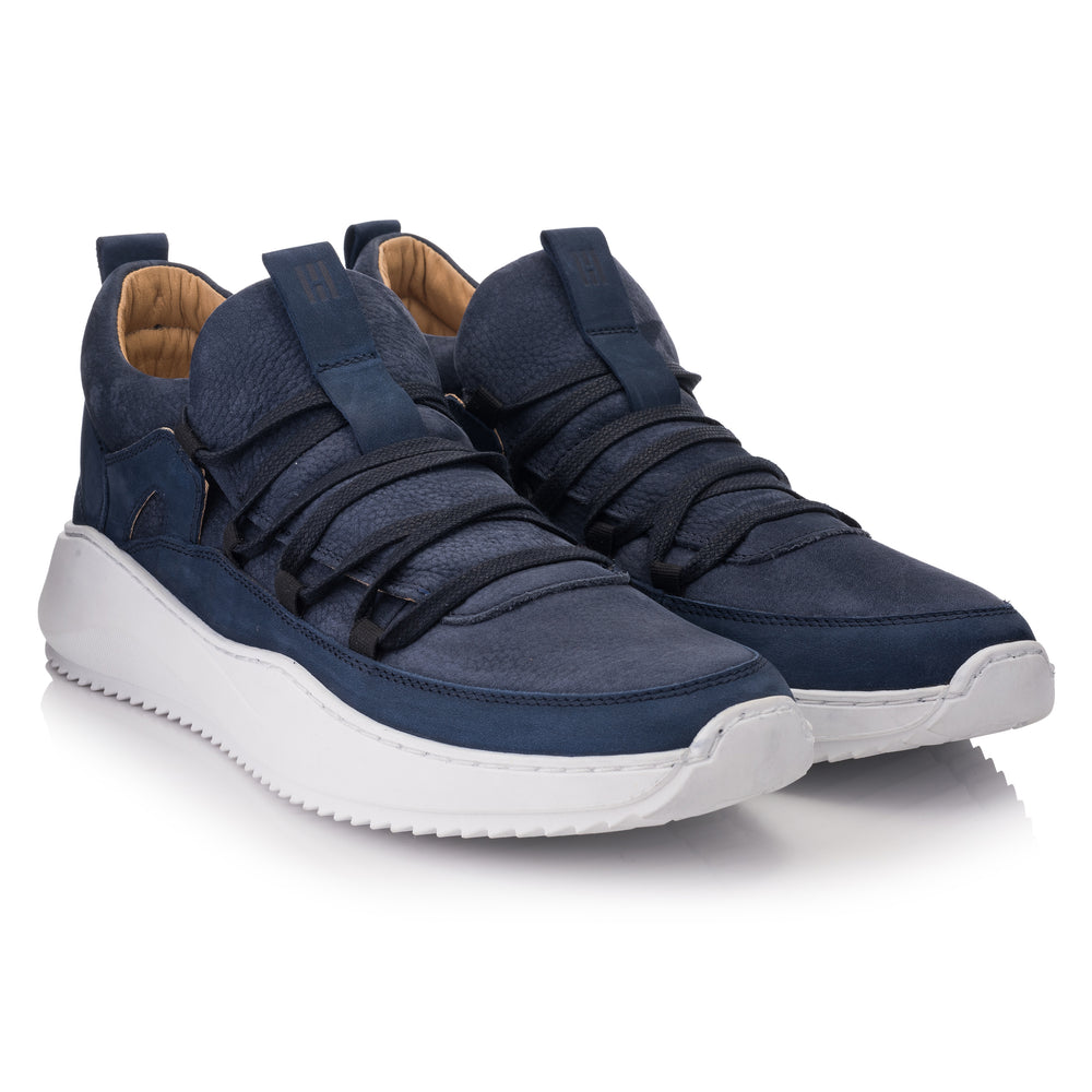 HINSON Sneaker Bleumarin | Pace Vantage Navy - Nubuck - f