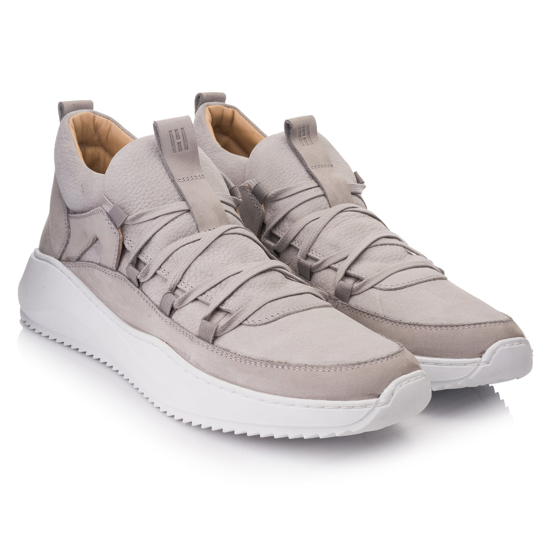 HINSON Sneaker Gri | Pace Vantage Lt.Grey - Nubuck - f