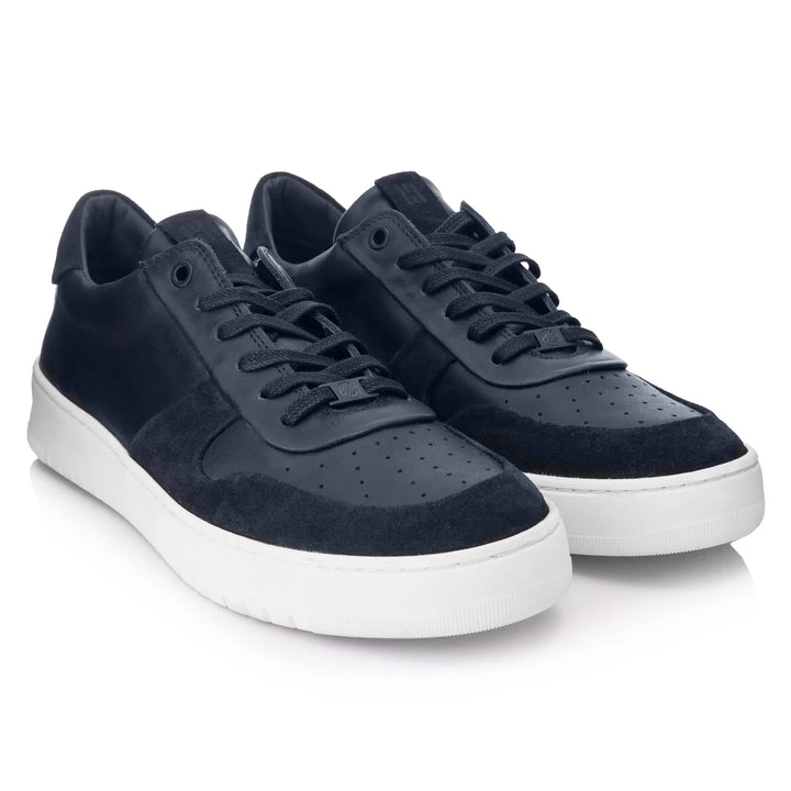 BENNET SONDER LOW Navy LS Leather Milled