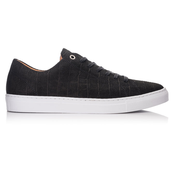 VELO SNEAKER ECO Coda Black Embossed Leather