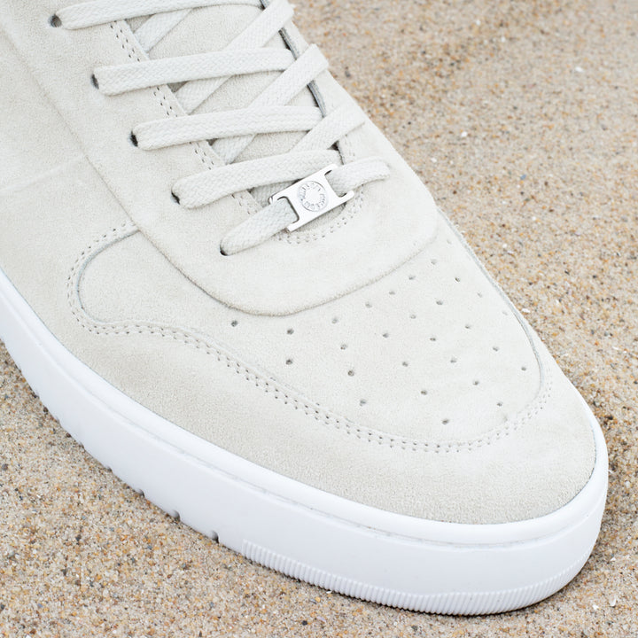BENNET GETAWAY LOW White Leather Suede