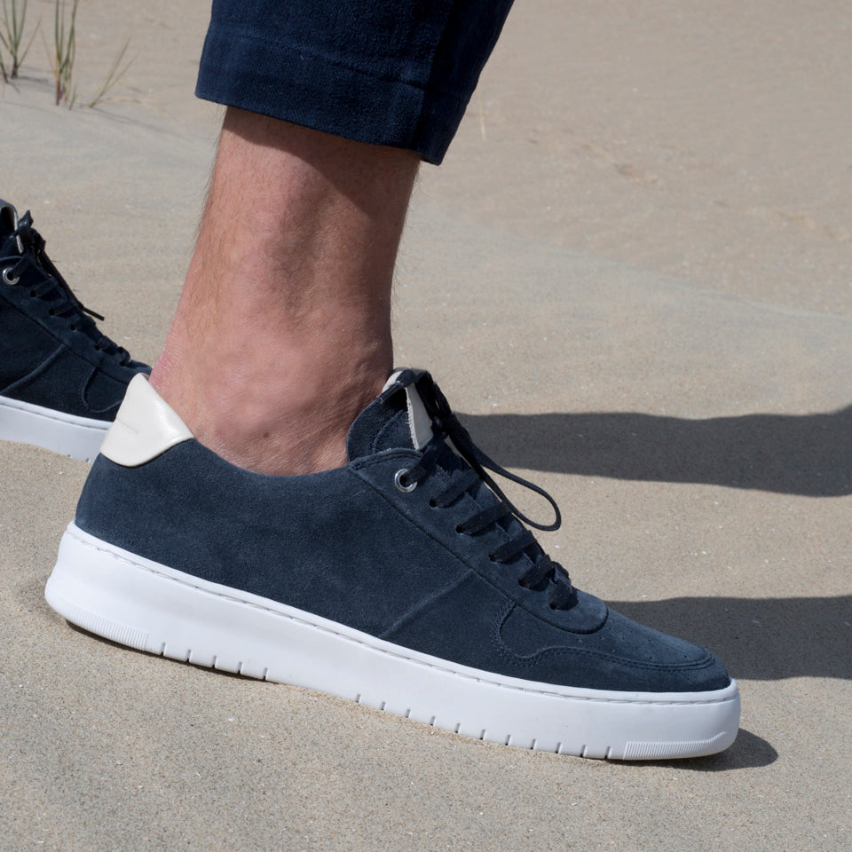 BENNET GETAWAY LOW Dk.blue Leather Suede