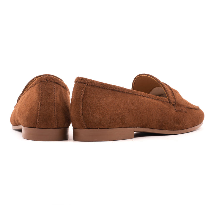 AMPARO LOAFER Brown Suede Perforated