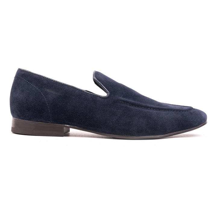 SILVA MOCCASIN Navy Suede