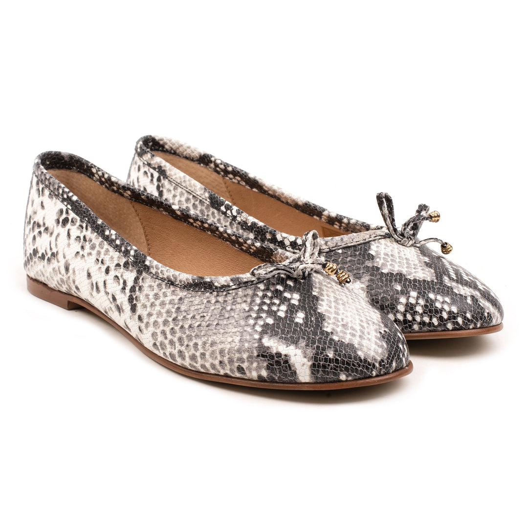 ALICE ESSENTIAL BALLERINA GREY - OFF WHITE