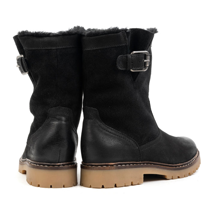 PLAZA BOOT Black Leather