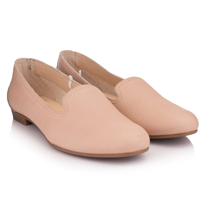 OMNIO Balerini Roz | Prep Plain Loafer Lt.Pink Leather - f