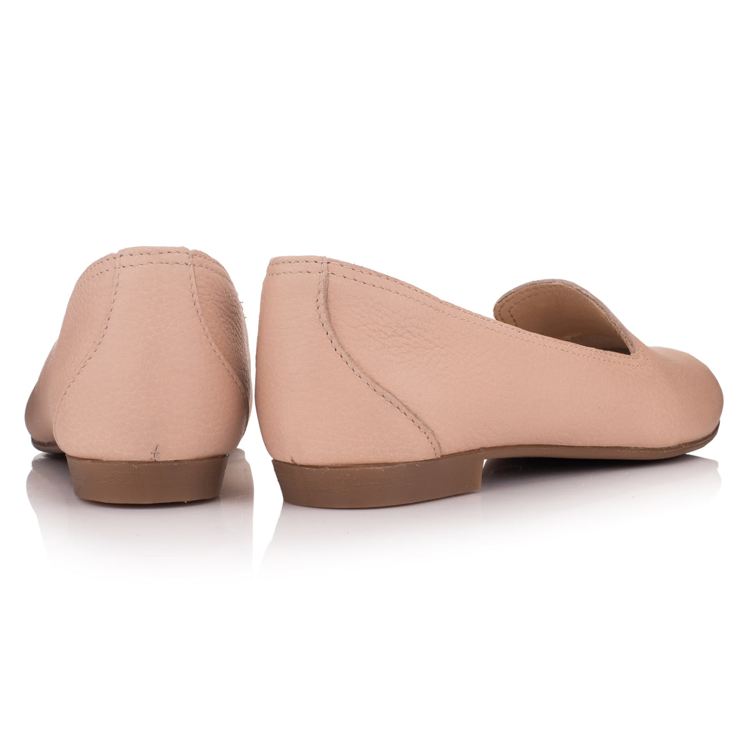 OMNIO Balerini Roz | Prep Plain Loafer Lt.Pink Leather - b