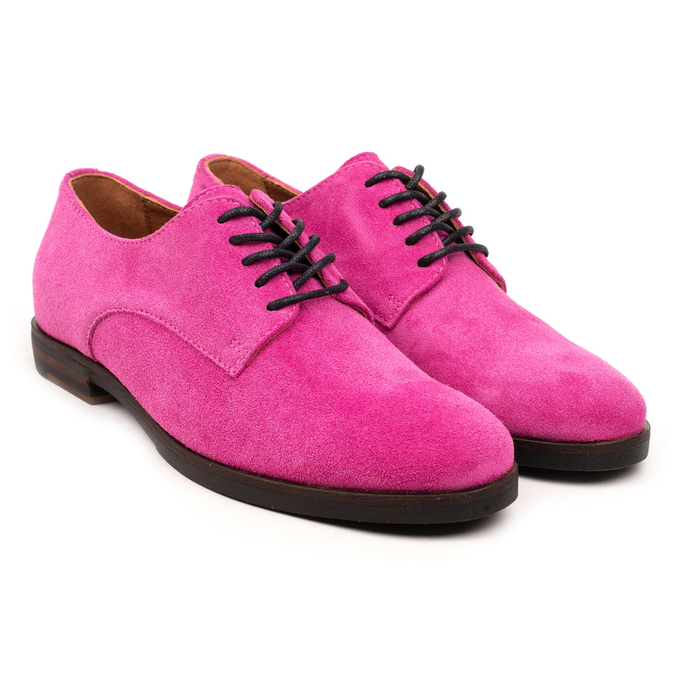 OMNIO Pantof Fuchsia | Lidia Gibson Passion Leather Suede - f