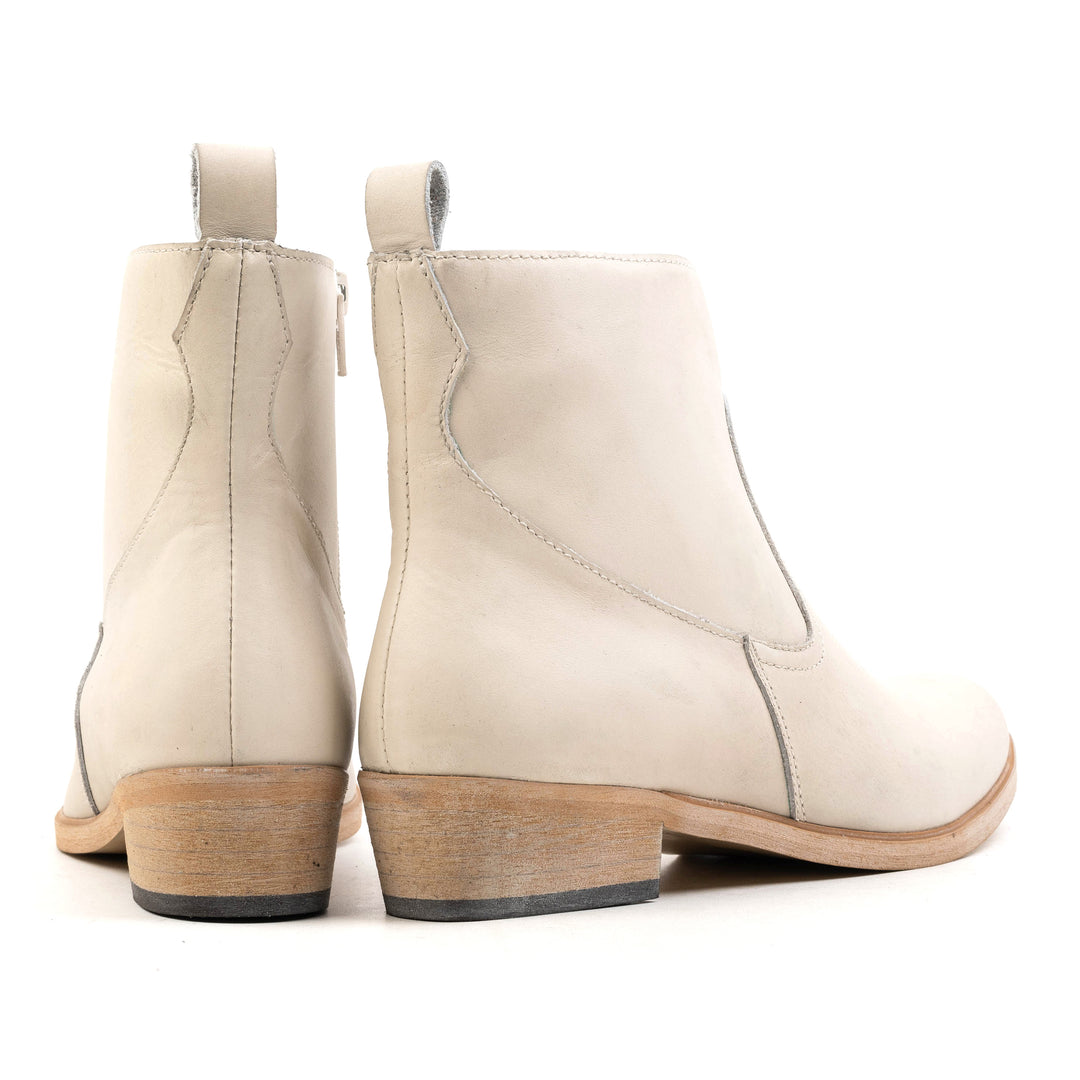 RICCIA ANKLE BOOT Ice Leather