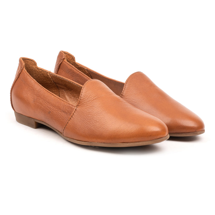 PREP CAPE LOAFER Cognac Leather Milled