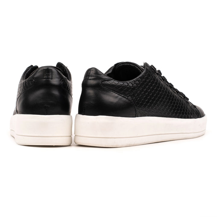 JENNER MONO LOW Black Dragon Embossed