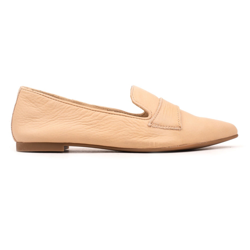 OMNIO Balerini Roz | Leona Loafer Strap Lt.Pink Leather Milled - s