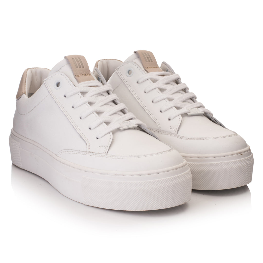 OMNIO Sneaker Alb | Cayenne Retro Low White Leather - f