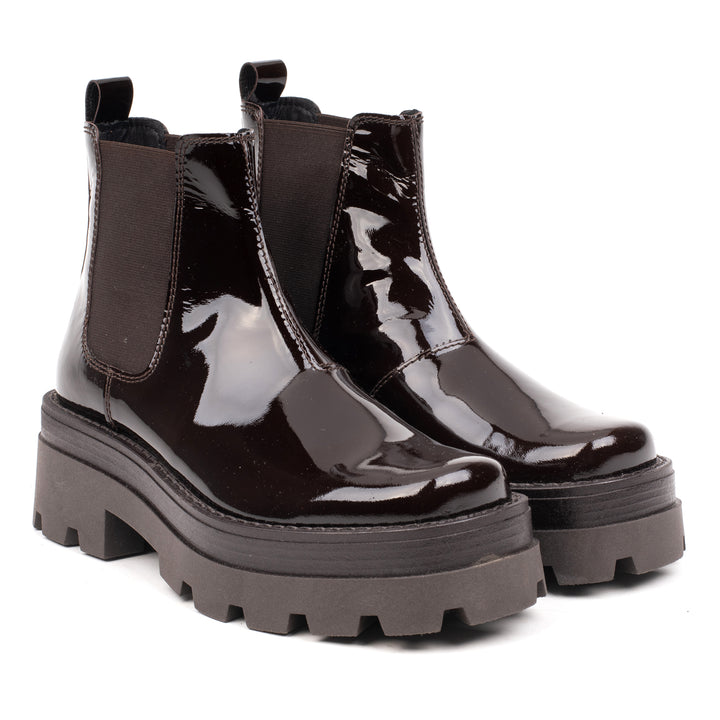 PANAMERA SHORT CHELSEA Tdm Leather Patent