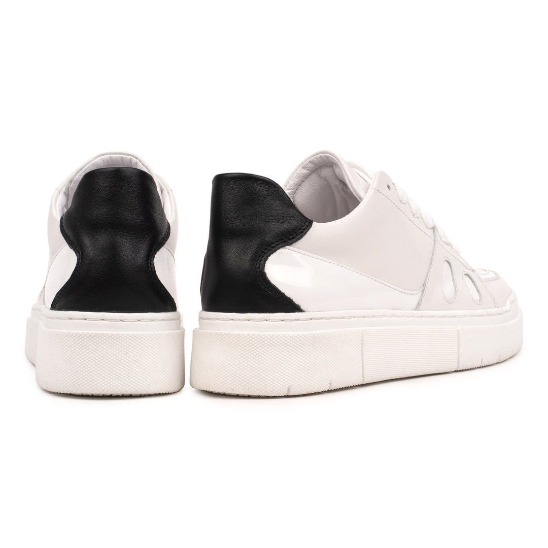 RIVA LOW TOP White/Black Leather
