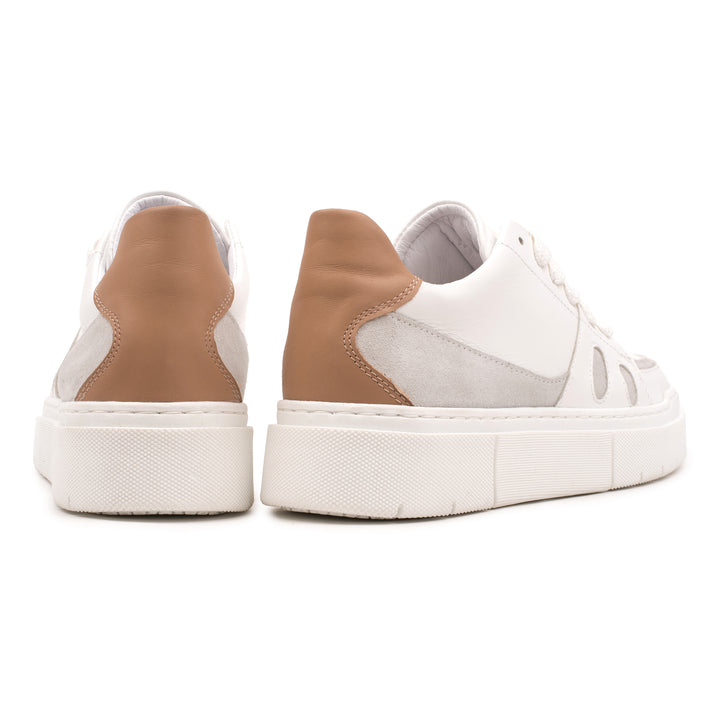 OMNIO Sneaker Alb | Riva Sneaker Low White/Ecru - b