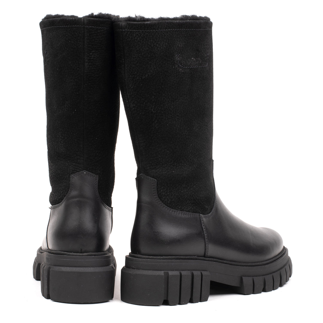 OMNIO Cizme Negre | Loreta Warm Boot Black Leather - b
