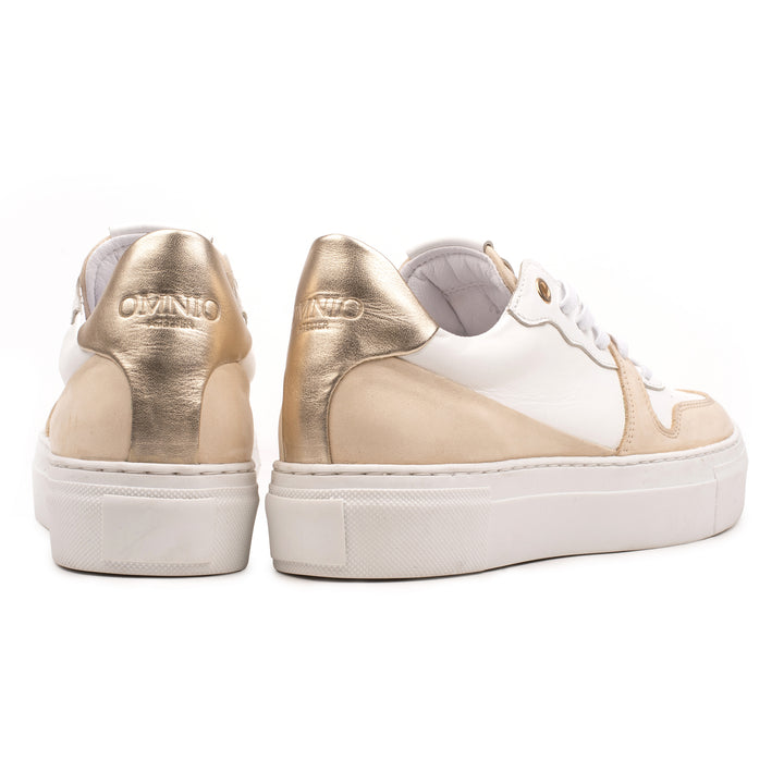 OMNIO Sneaker Alb/Bej/Auriu | Cayenne Classic White/Beige/Gold - b