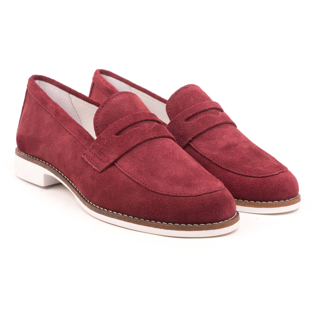 CODE LOAFER Dk Fuxia Suede