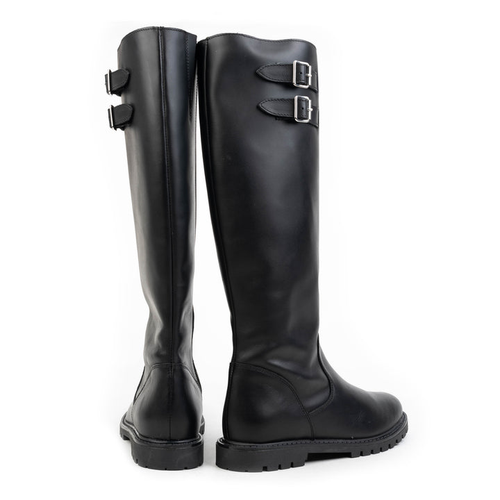 DART LADIES HIGH LEG BOOT Black Leather