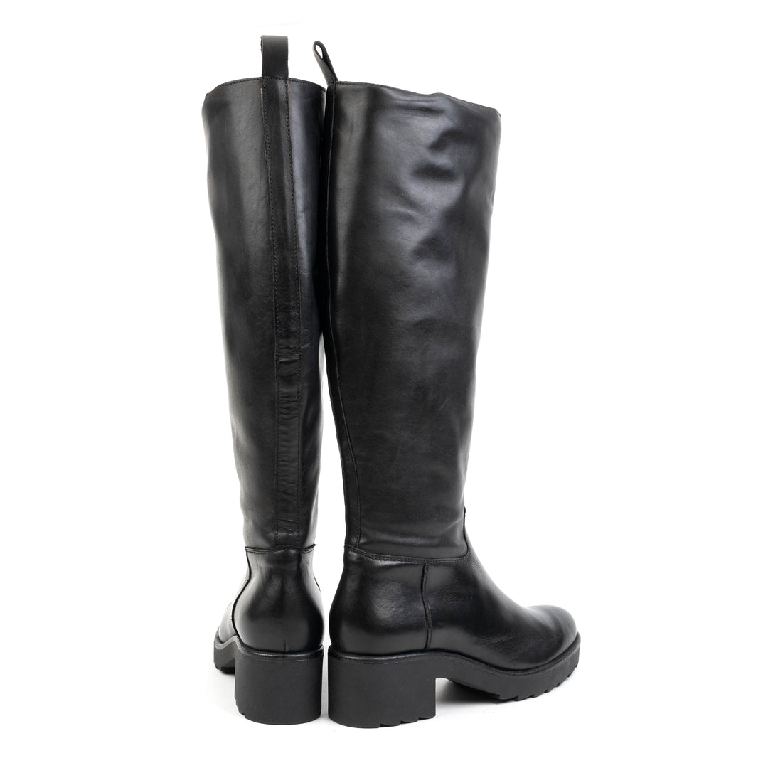 YALE HIGH LEG Black Leather