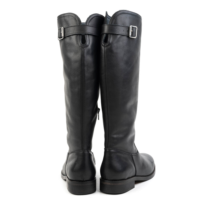 SARTO HIGH BOOT Black Leather