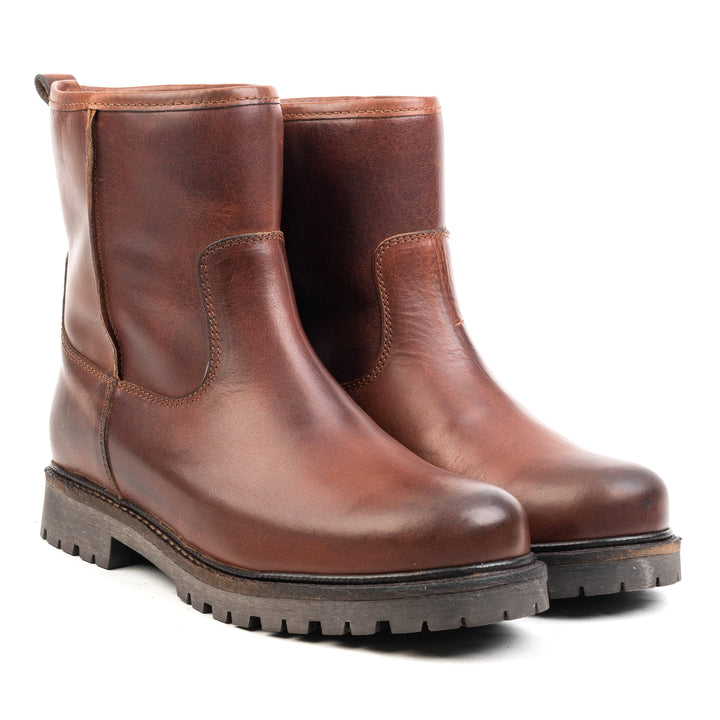 MONTANA LD WARM MID BOOT Chestnut Leather