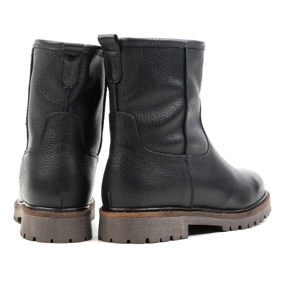 MONTANA LD WARM MID BOOT Black Leather Milled