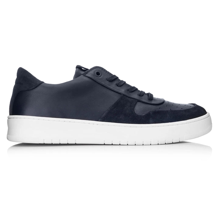 BENNET SONDER LOW Navy LS Leather Milled