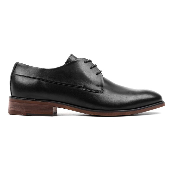 BAKER LACE UP SHOE Black Leather