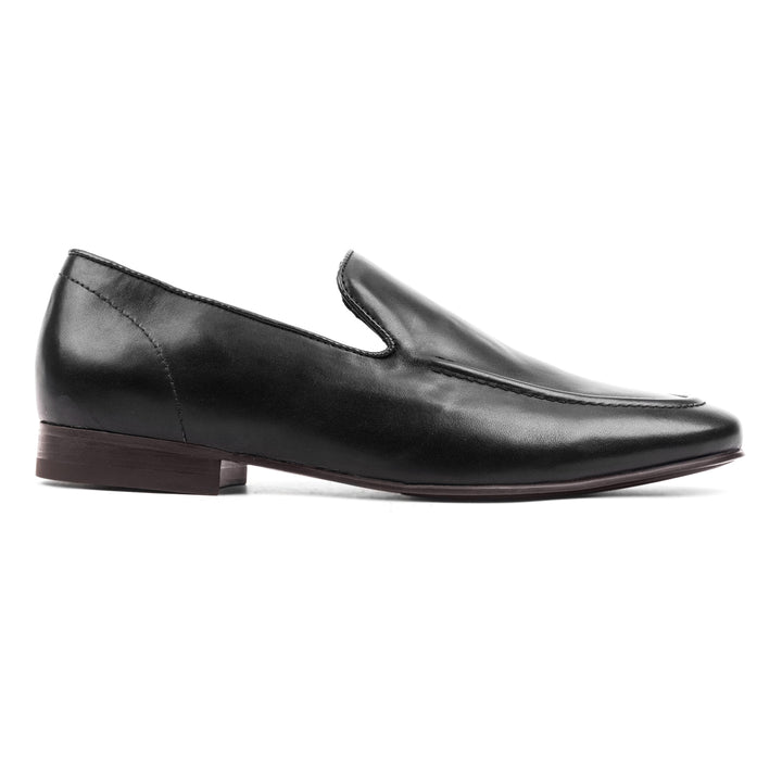 SILVA MOCCASIN Black Leather
