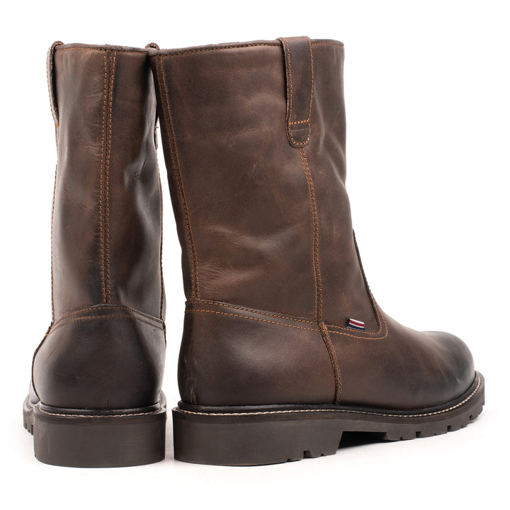 TORNADO 2 PULL-ON HIGH Brown Leather Waxy