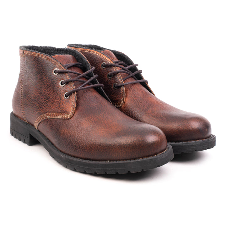 GORDON CHUCKA BOOT Chestnut Leather Pull Up