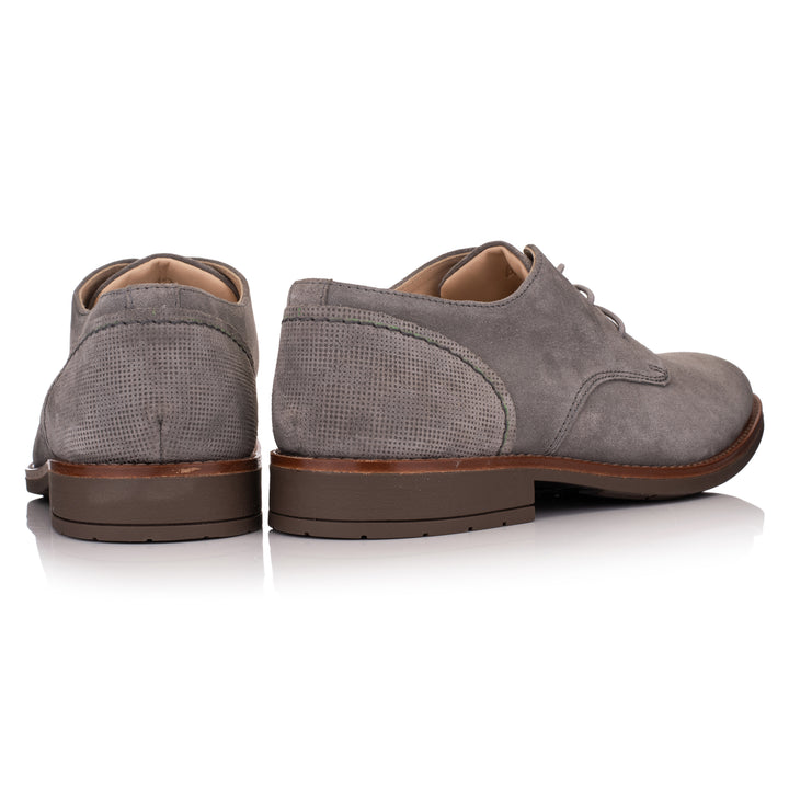 OMNIO Pantofi Gri | Batavia Gibson Grey Leather Suede-B