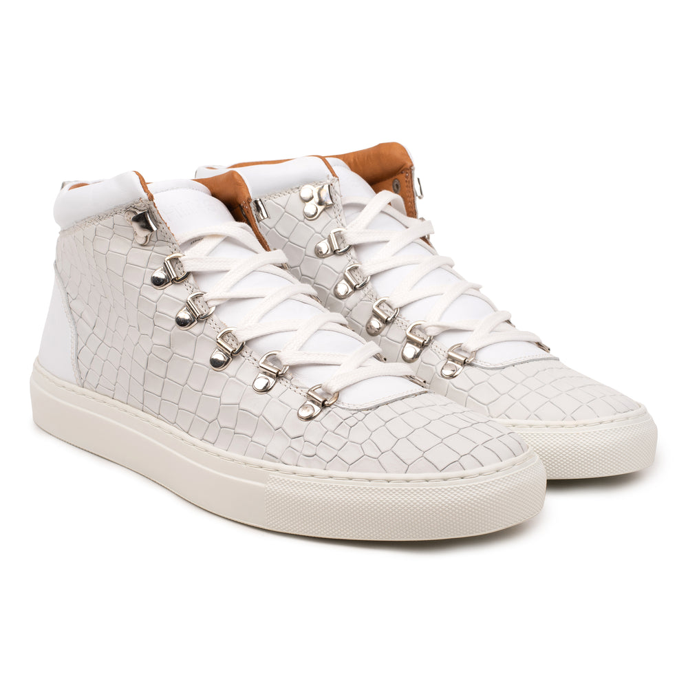 HINSON Sneaker Alb | Veneto Hiking Mid White - f