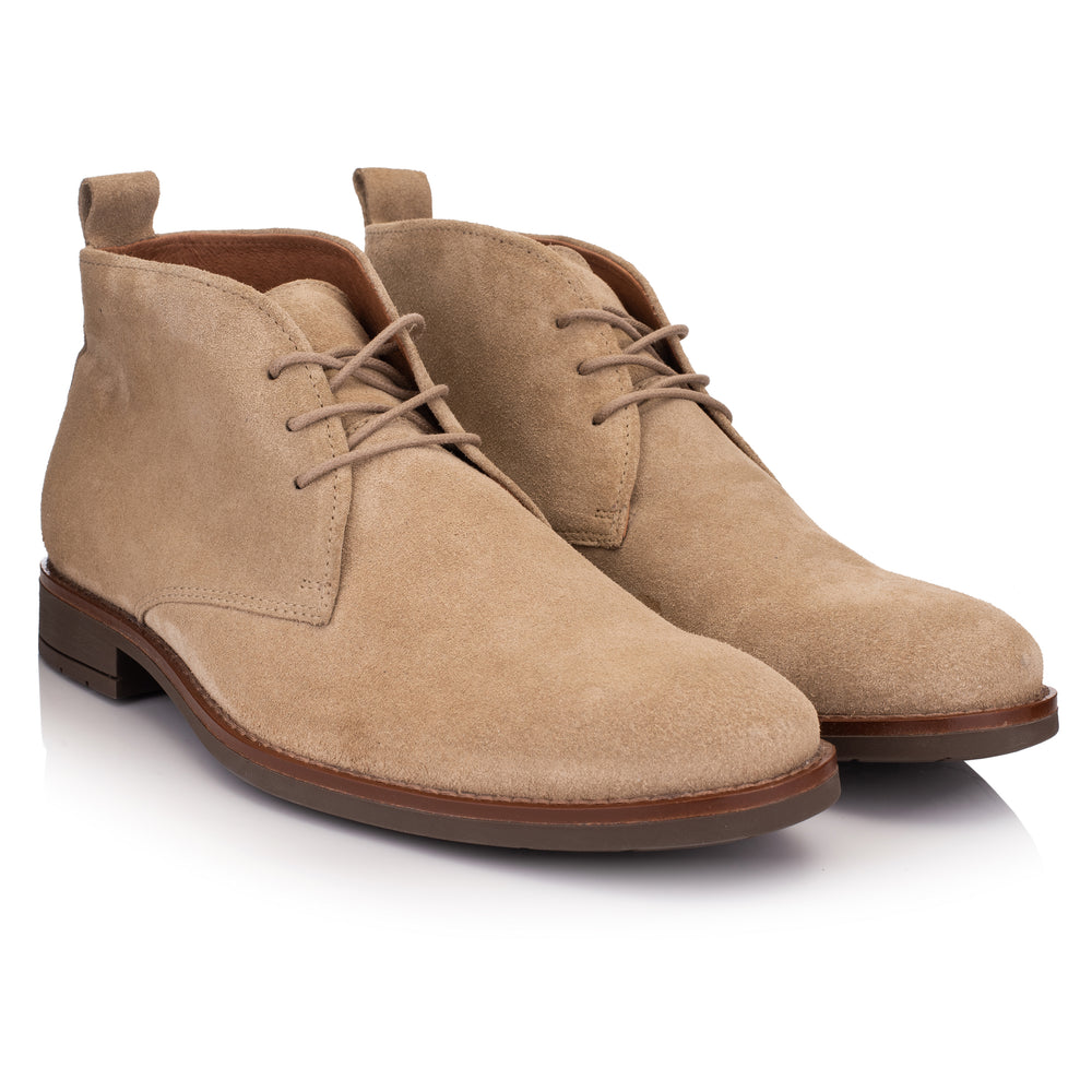 OMNIO Ghete Bej | Batavia Chukka 2 Sand Leather Suede-F