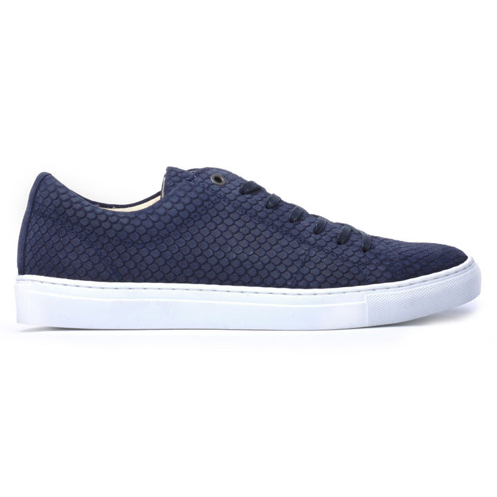 OMNIO Sneaker Bleumarin | Velo Sneaker Eco Dragon Navy Embossed Leather - s