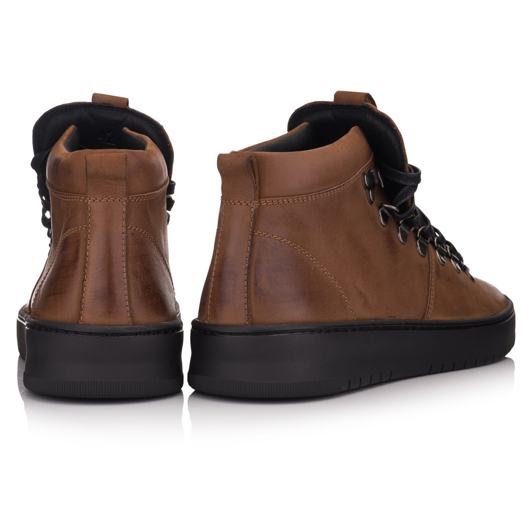 HINSON Ghete Maro | Bennet Hiking High Brown Leather Nubuck - b