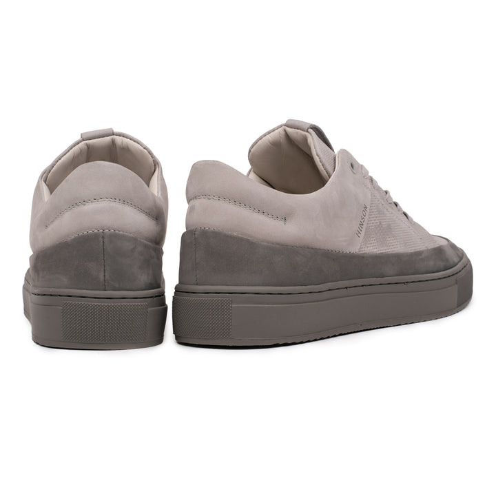 HINSON Sneaker Gri | Sorren P3 Low Fumo/Lt.Grey Geo Camo Embossed - b