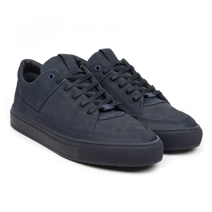 HINSON Sneaker Bleumarin | Sorren P3 Low MS Dk.Blue Geo Camo Embossed - f