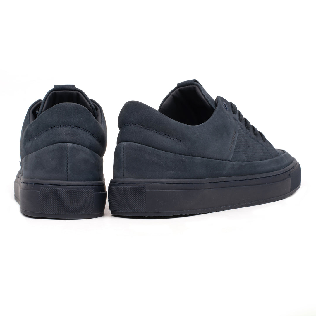 HINSON Sneaker Bleumarin | Sorren P3 Low MS Dk.Blue Geo Camo Embossed - b