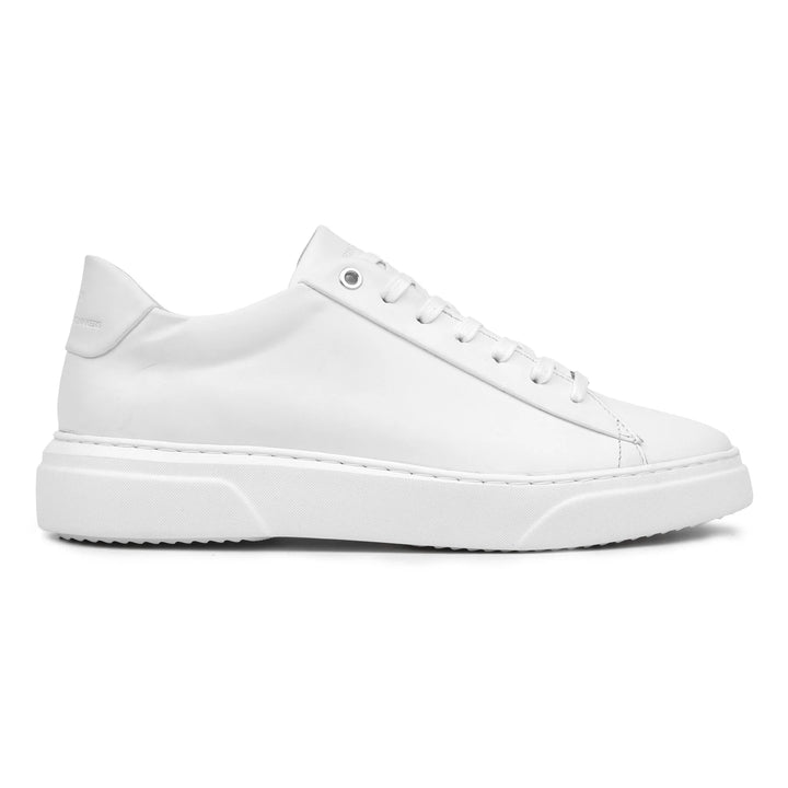 KEA BASE LOW White - Leather Plain
